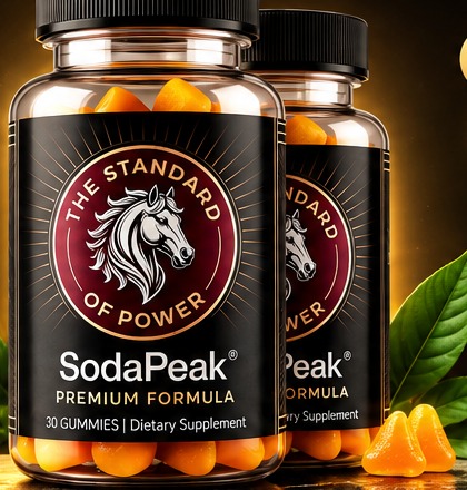 Two Horse Soda Trick bottles with honey gummies