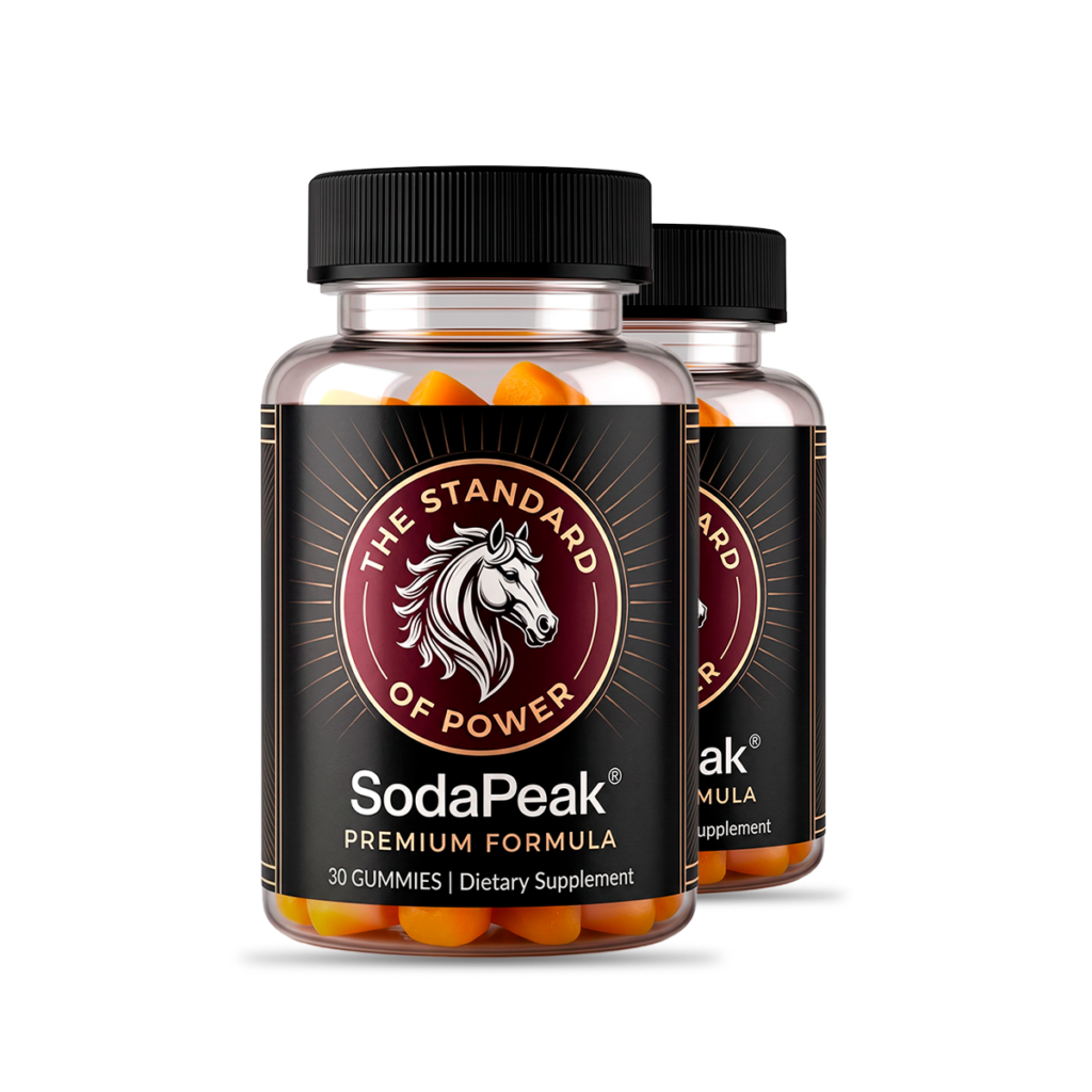 Two bottles of Horse Soda Trick honey gummies